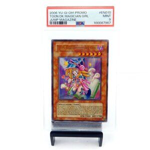 Toon Dark Magician Girl 2006 YU-GI-OH! Promo Jump Magazine EN010 PSA 9